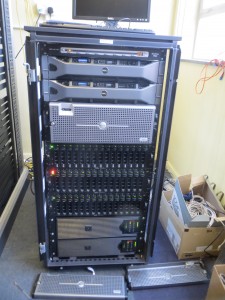 Our compact ESX cluser with storage nodes