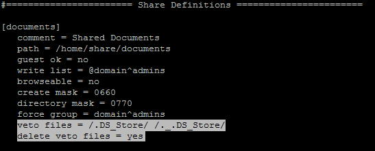 veto file command